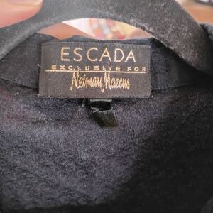 Escada Black Blouse